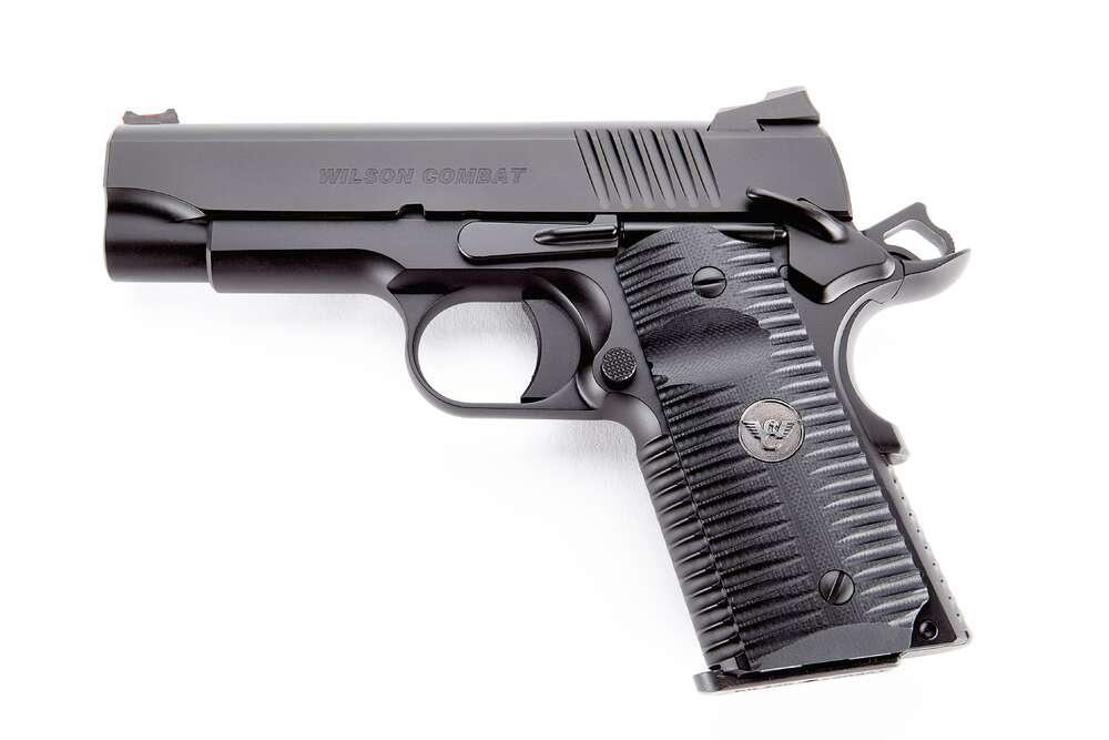 Handguns Wilson Combat ACP Compact 45ACP ACP 45ACP 4" 8+1 BLK AMBI • ACP-CP-45A • Model: ACP Compact